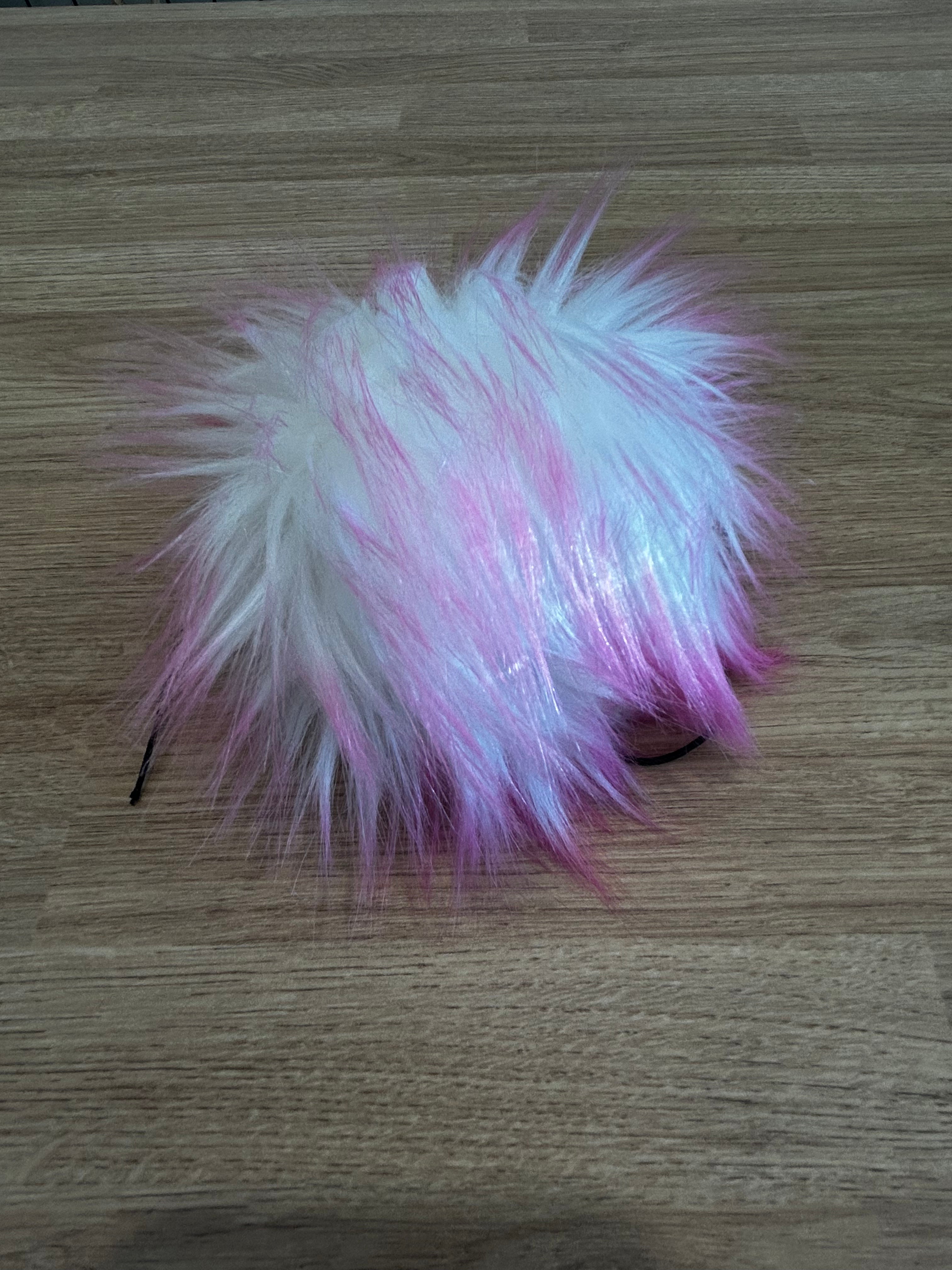 Faux Fur Pom Poms