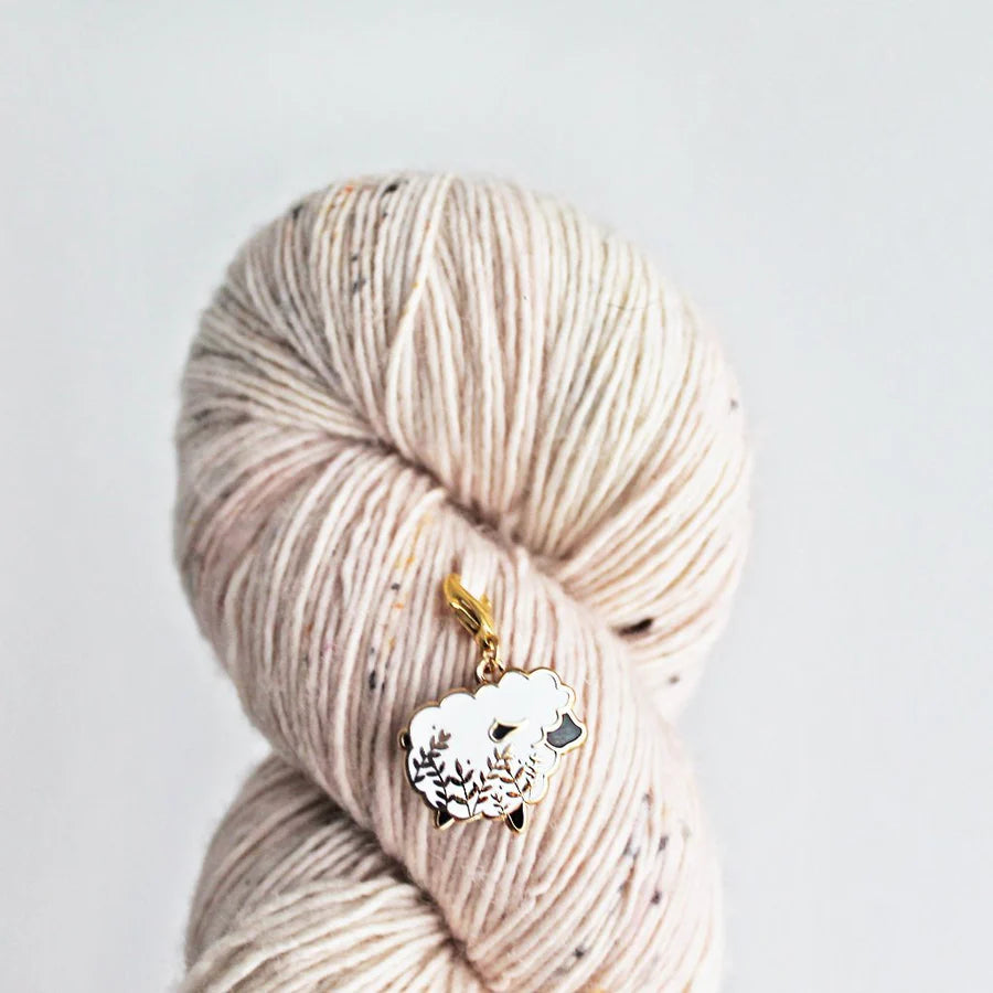 Twill + Print Little Sheep Stitch Keeper/Marker