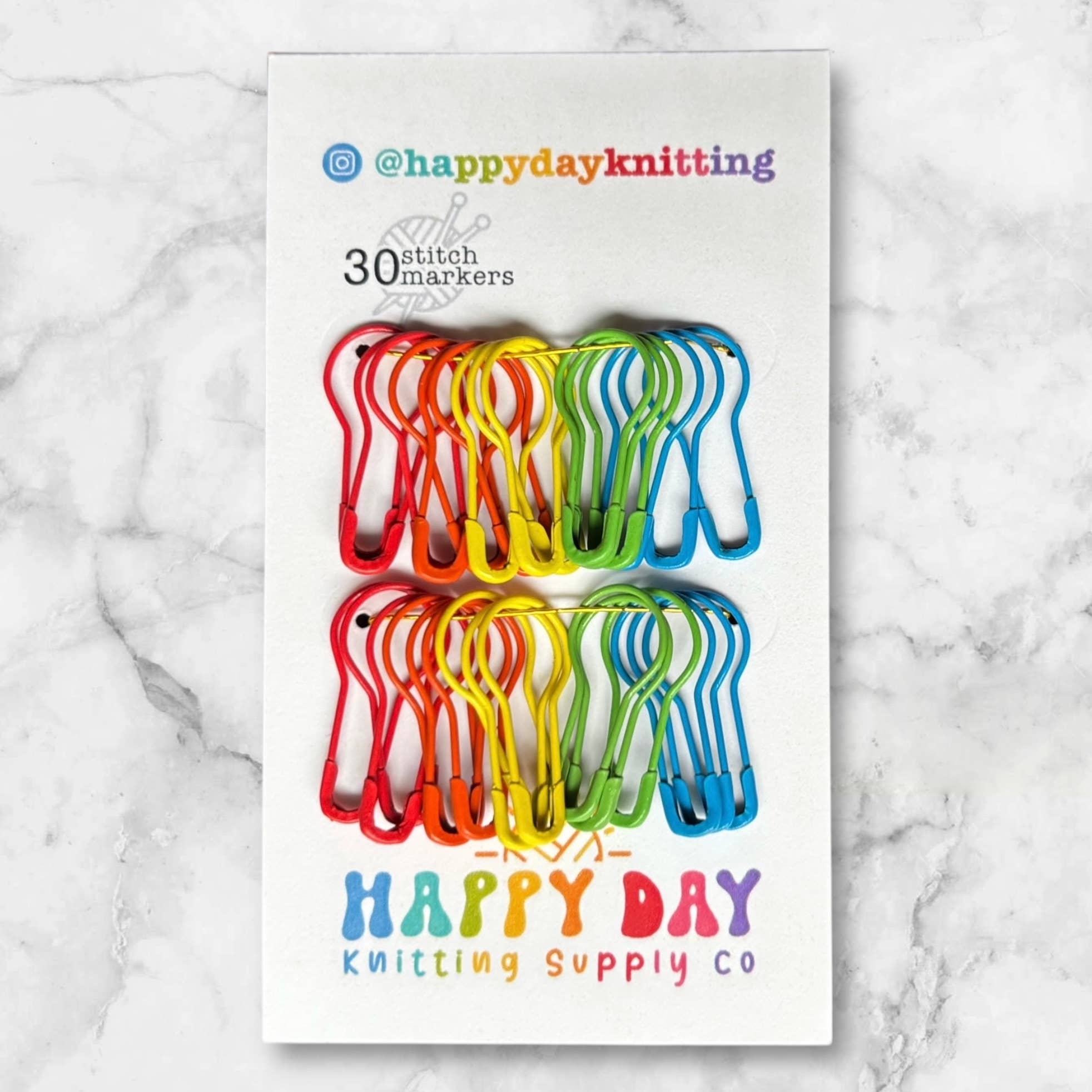 30 Locking Bulb Pin Stitch Markers