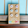 Retro Flower Buttons for Sewing, Knitting & Crafting