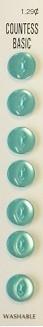 Countess Slimline Buttons - 7/16" 8pc