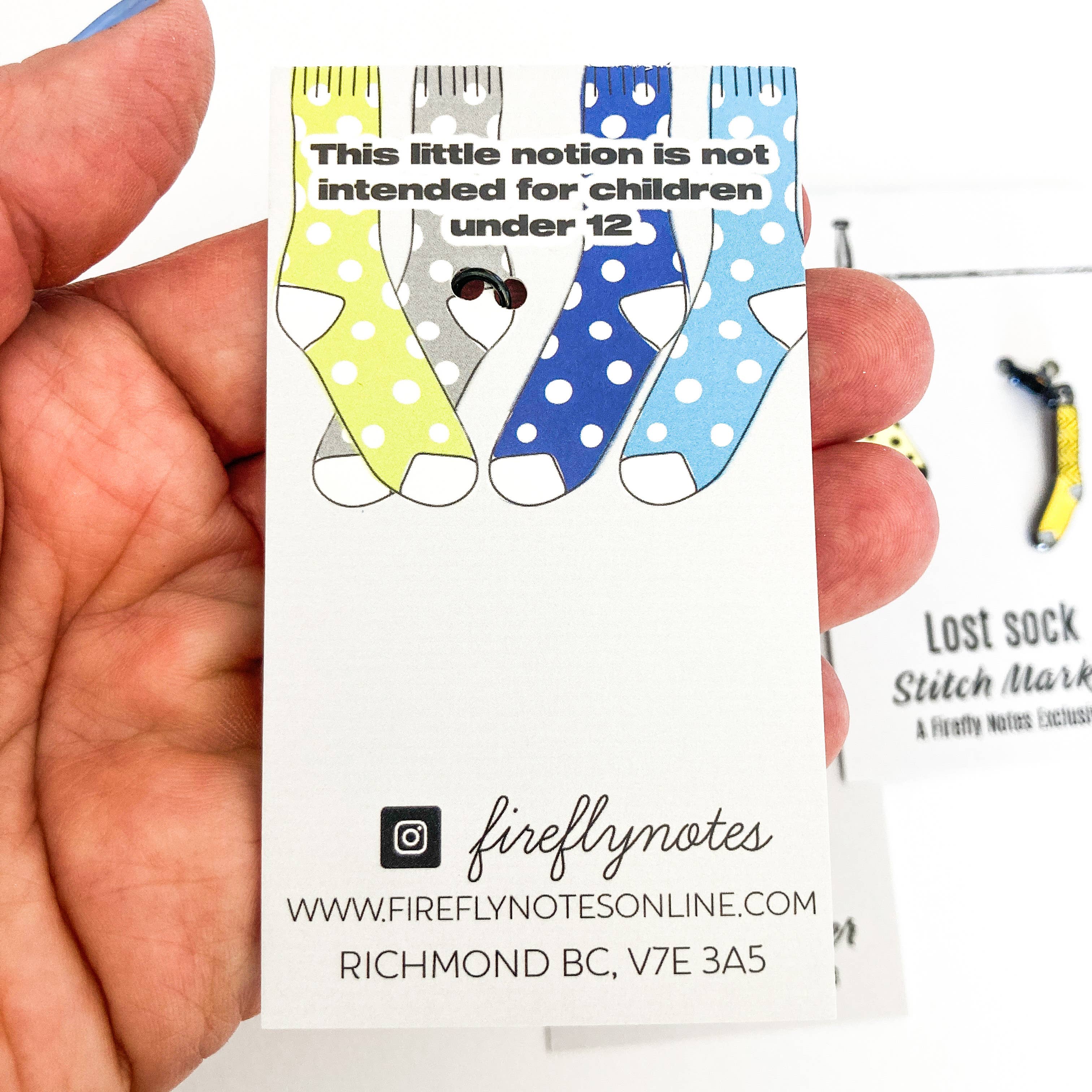 Lost Sock Single Stitch Progress Keeper