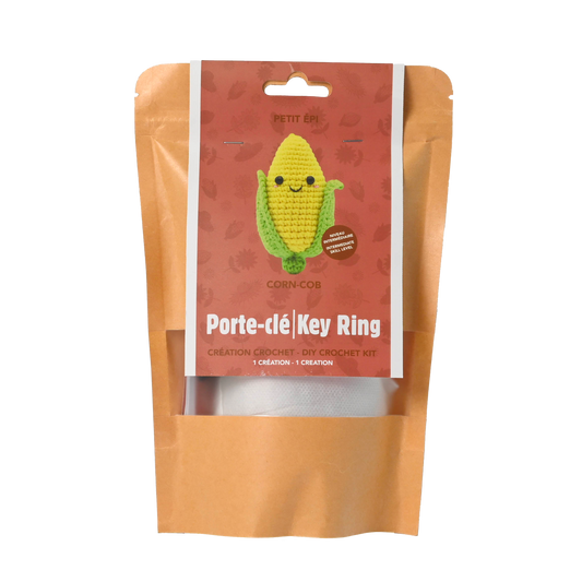 CORN KEYCHAIN DIY  CROCHET KIT