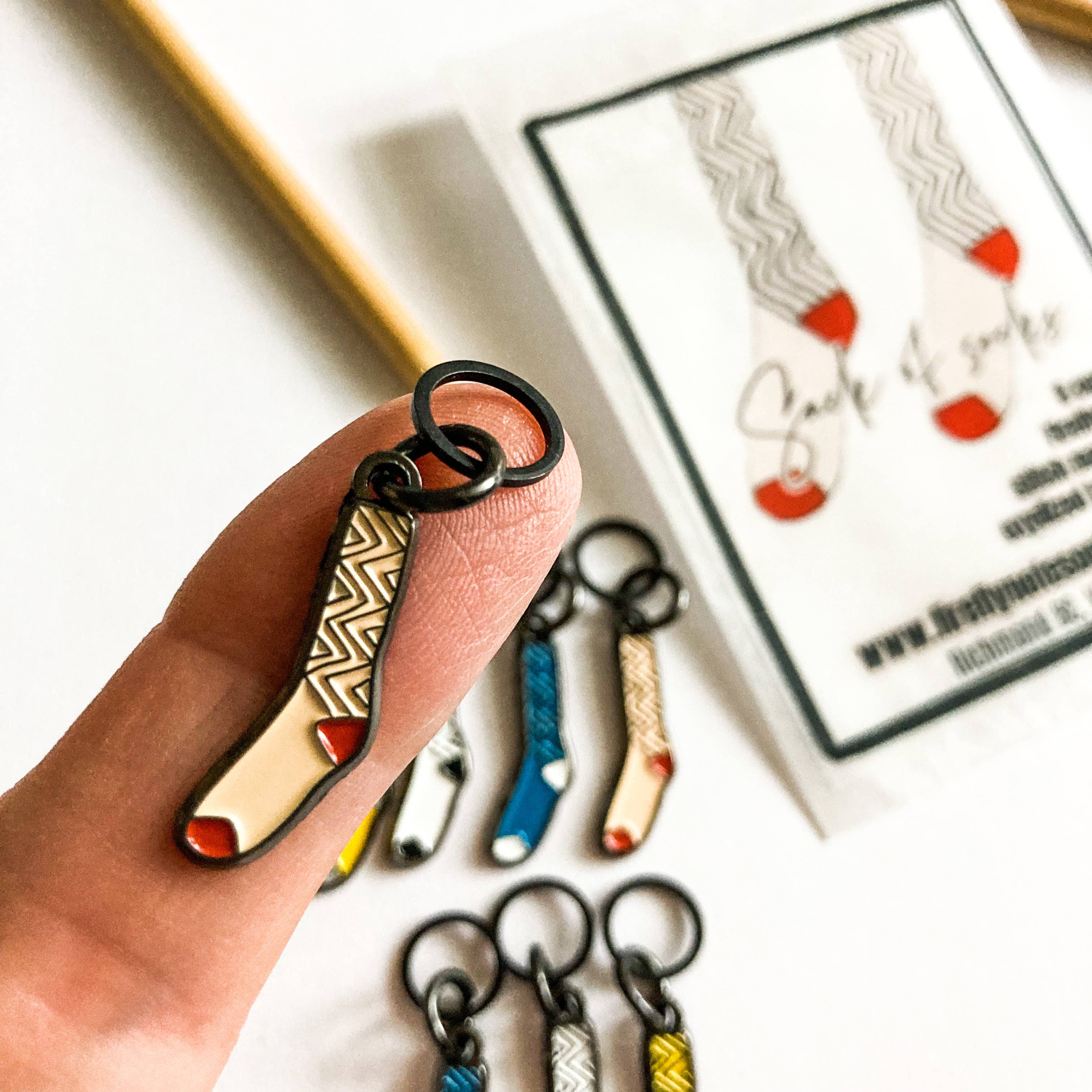 Sack of Socks Stitch Markers