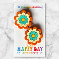 Silicone Needle Topper Set - Retro Flowers