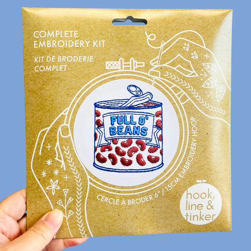 Beans Complete Embroidery Kit