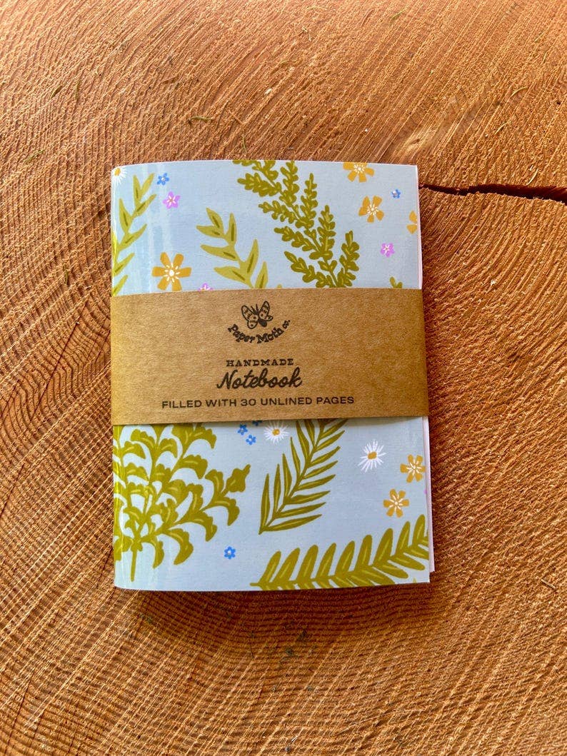 Paper Moth Co. Fern Handmade Pocket Notebook
