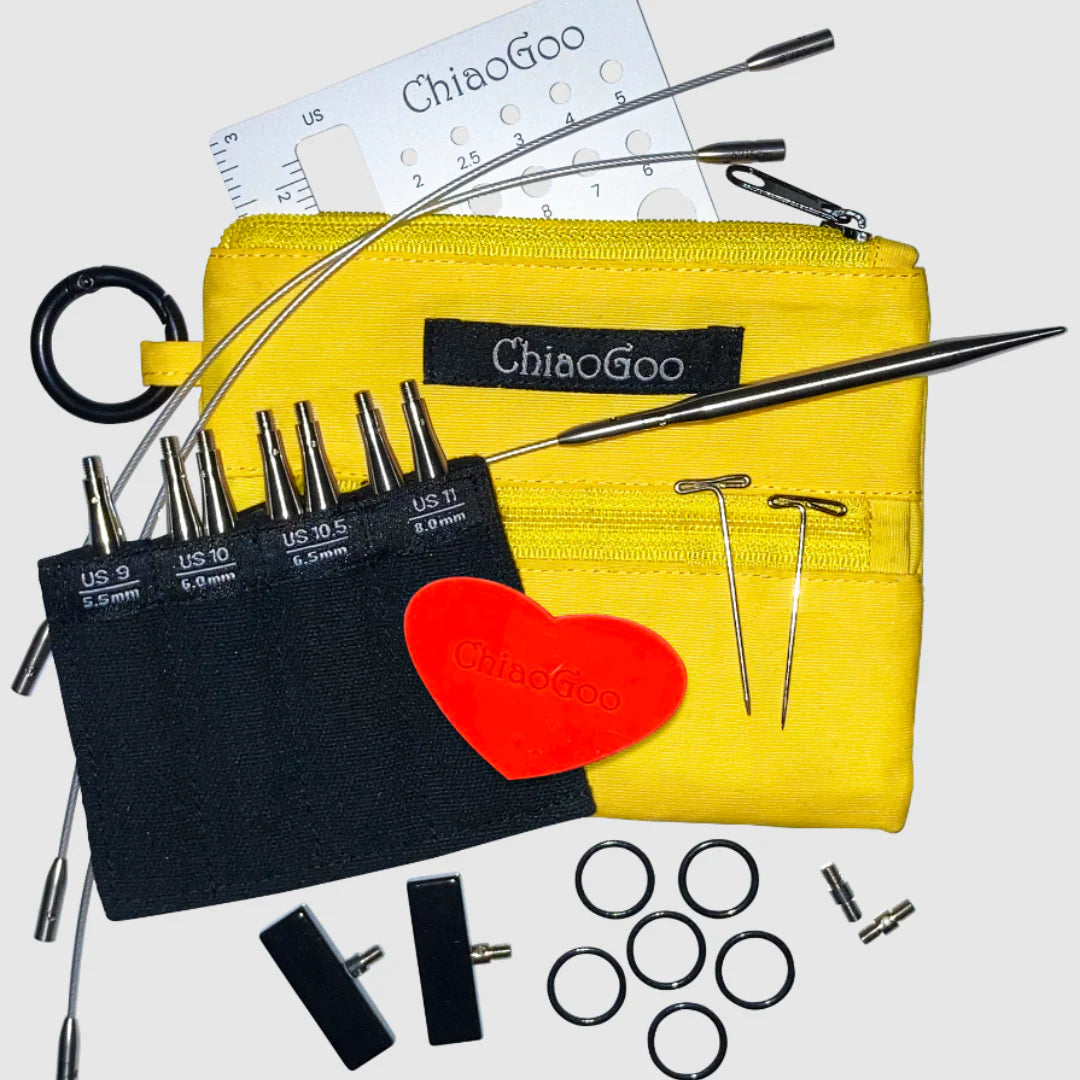 Chiaogoo TWIST Yellow Shorties - 3" Interchangeable Set
