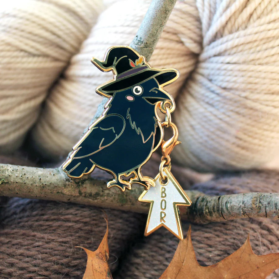 Twill + Print Witch's Helper - Crow
