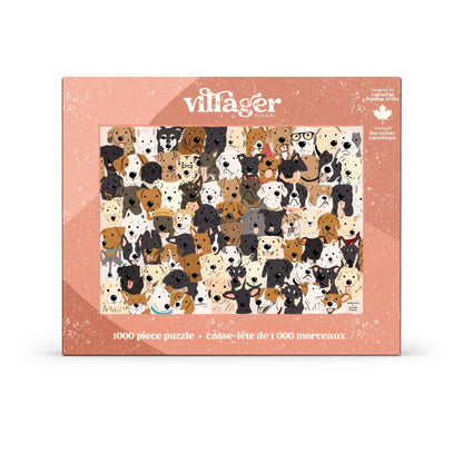 Rescue Dogs | Villager Puzzles 1000-Piece Puzzle | Designed in Alberta, Canada by Rachel Lyon