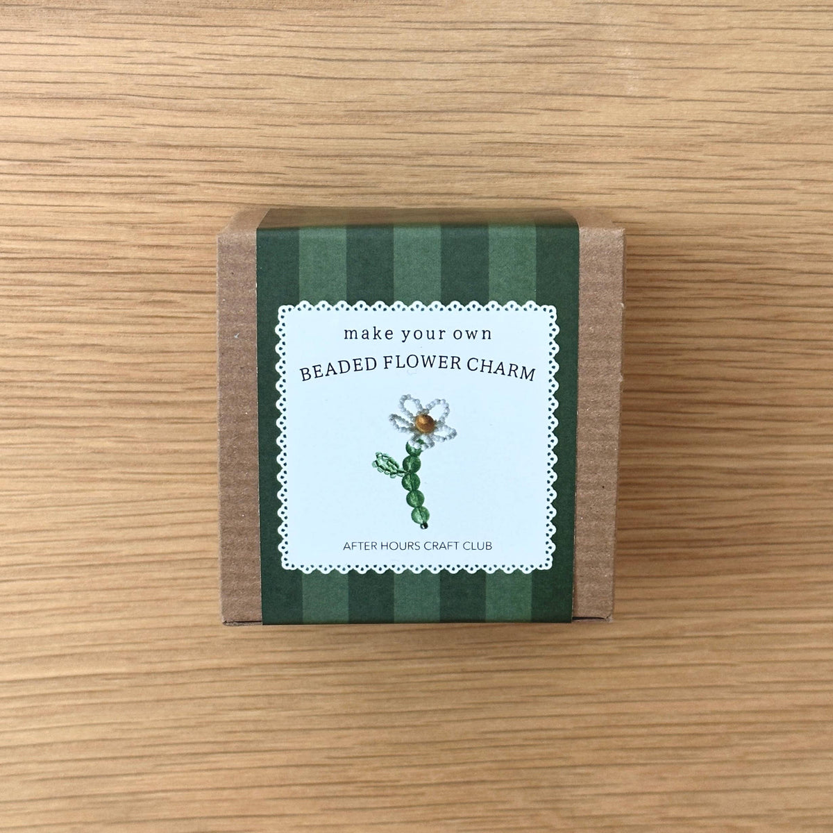 After Hours Craft Club - Beaded Flower Charm Craft Kit