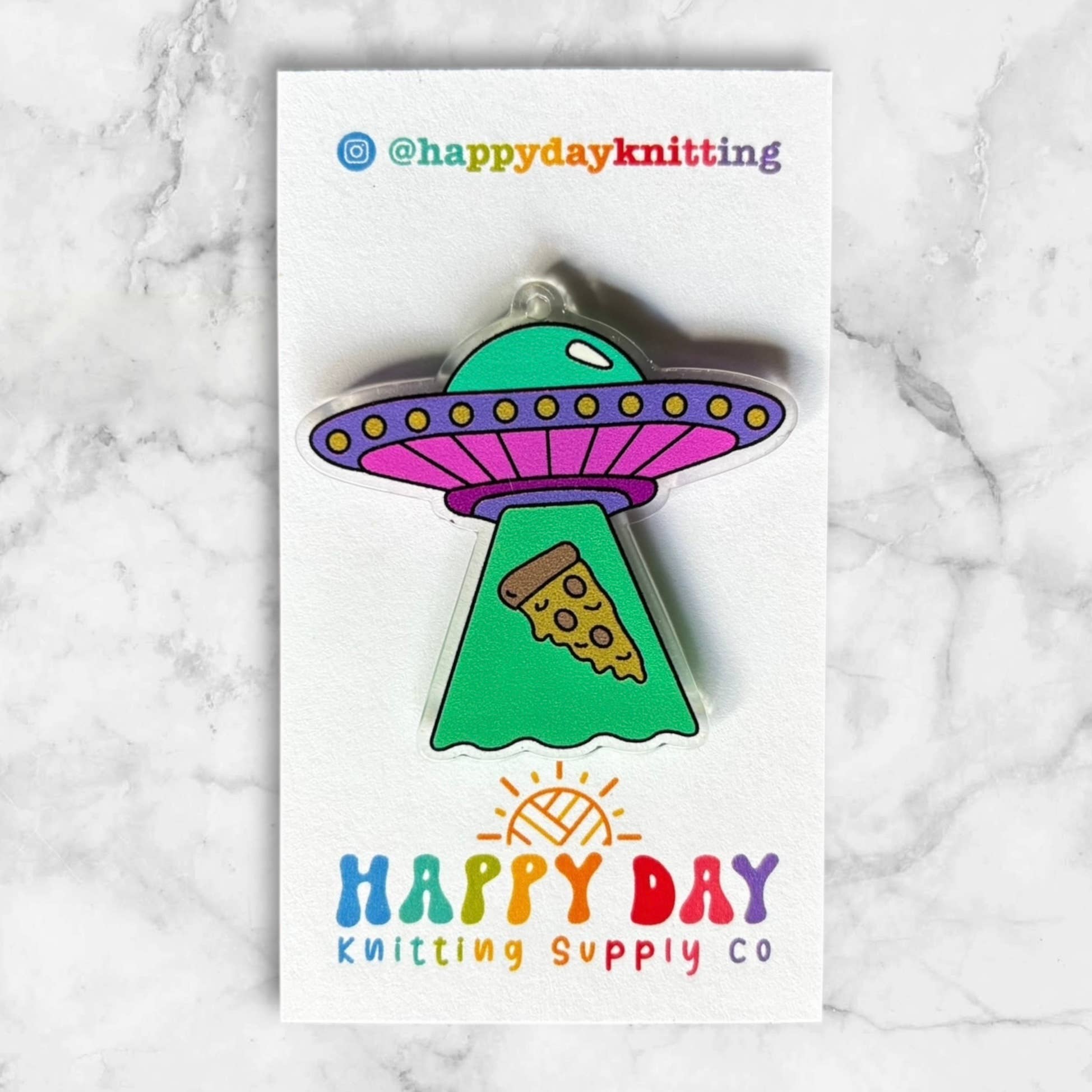UFO Needle & Stitch Marker Minder #2
