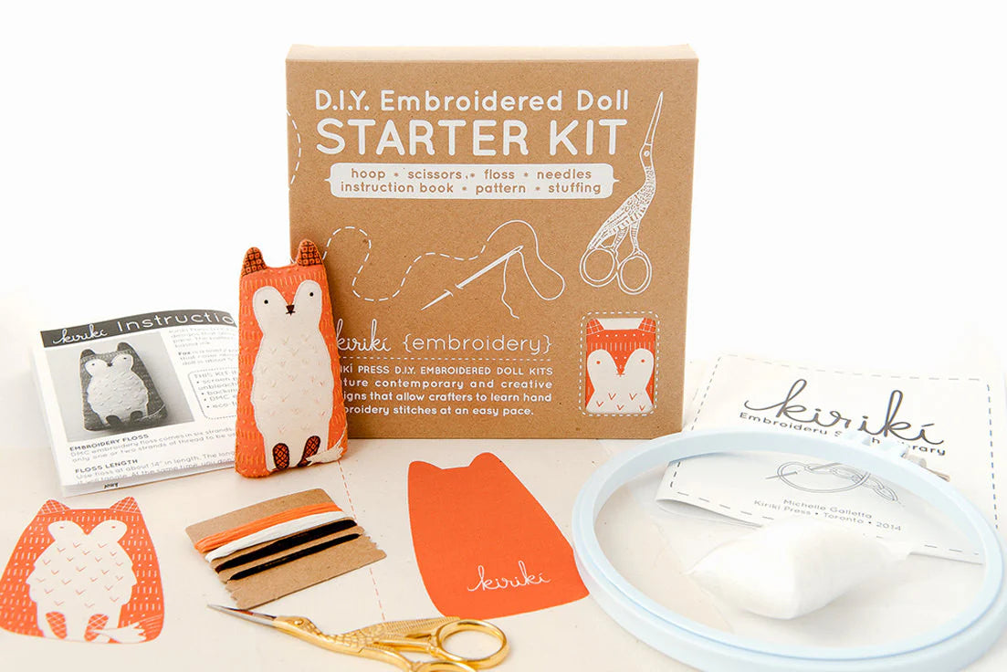 D.I.Y. Embroidered Doll - Full Starter Kit