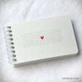 Heart Knitting Spiral Notebook (#410)