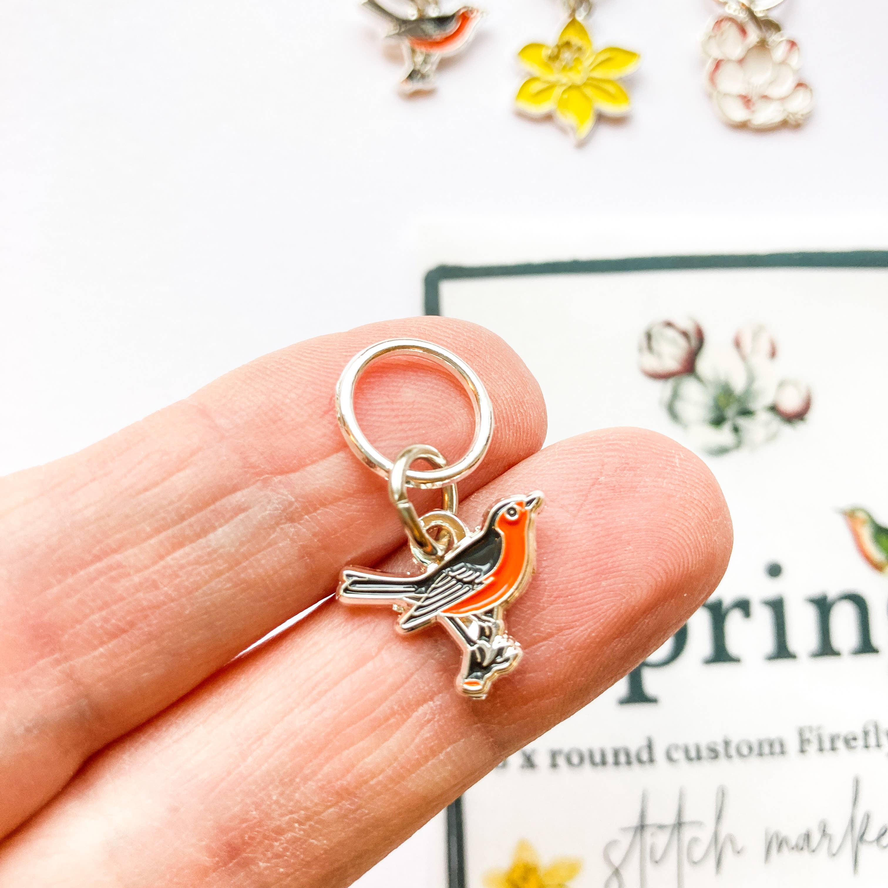 Spring Stitch Markers