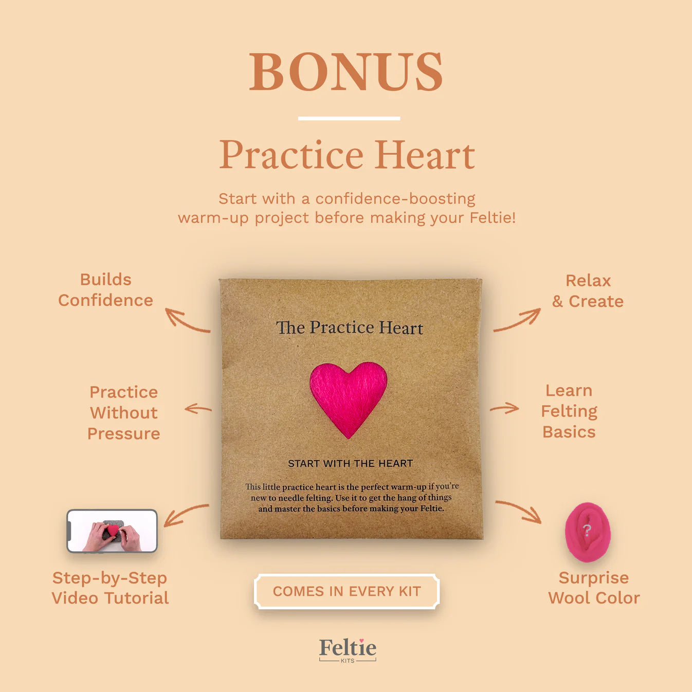 Feltie Kit - Salmon Sushi