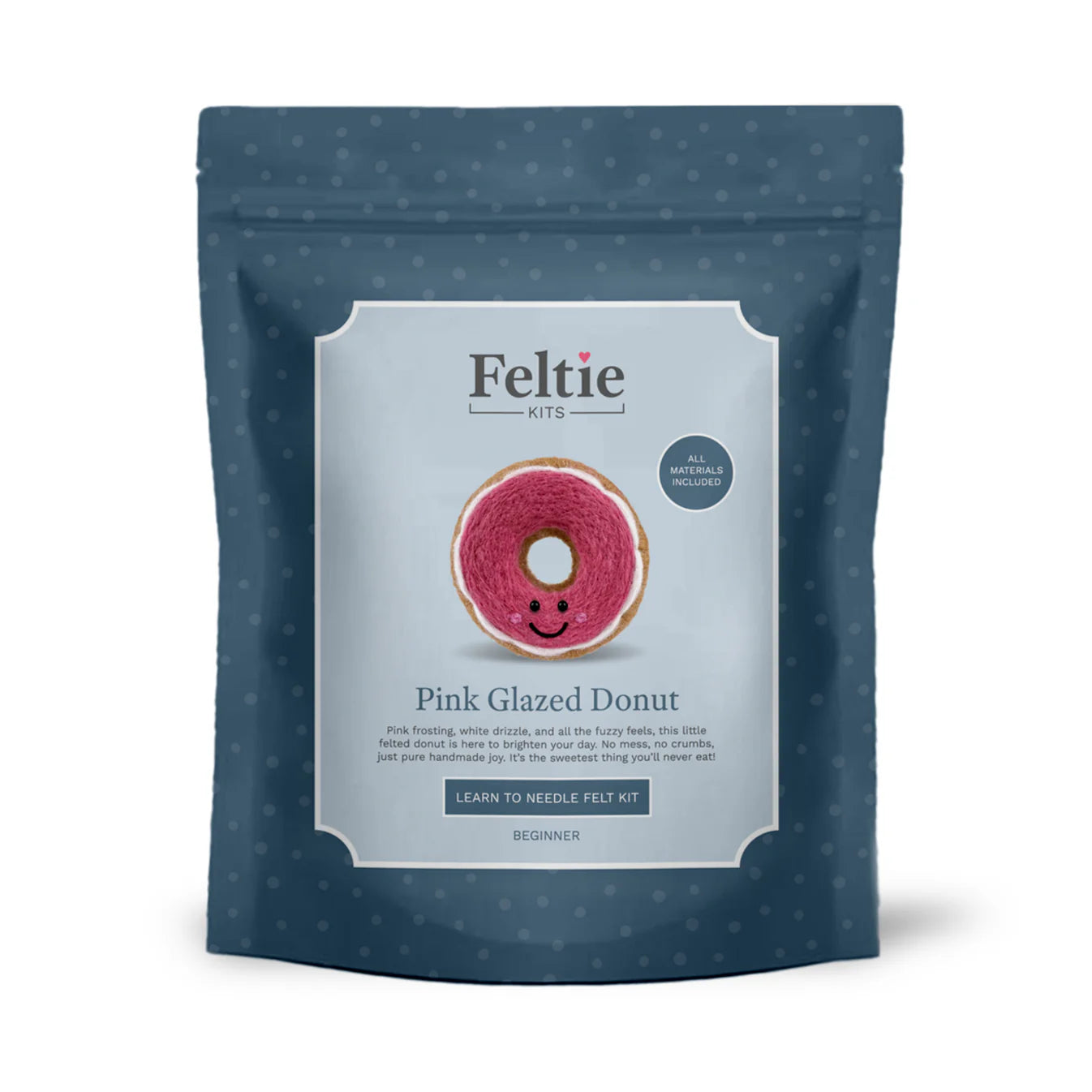Feltie Kit - Pink Glazed Donut
