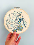 Folk Caribou Complete Embroidery Kit