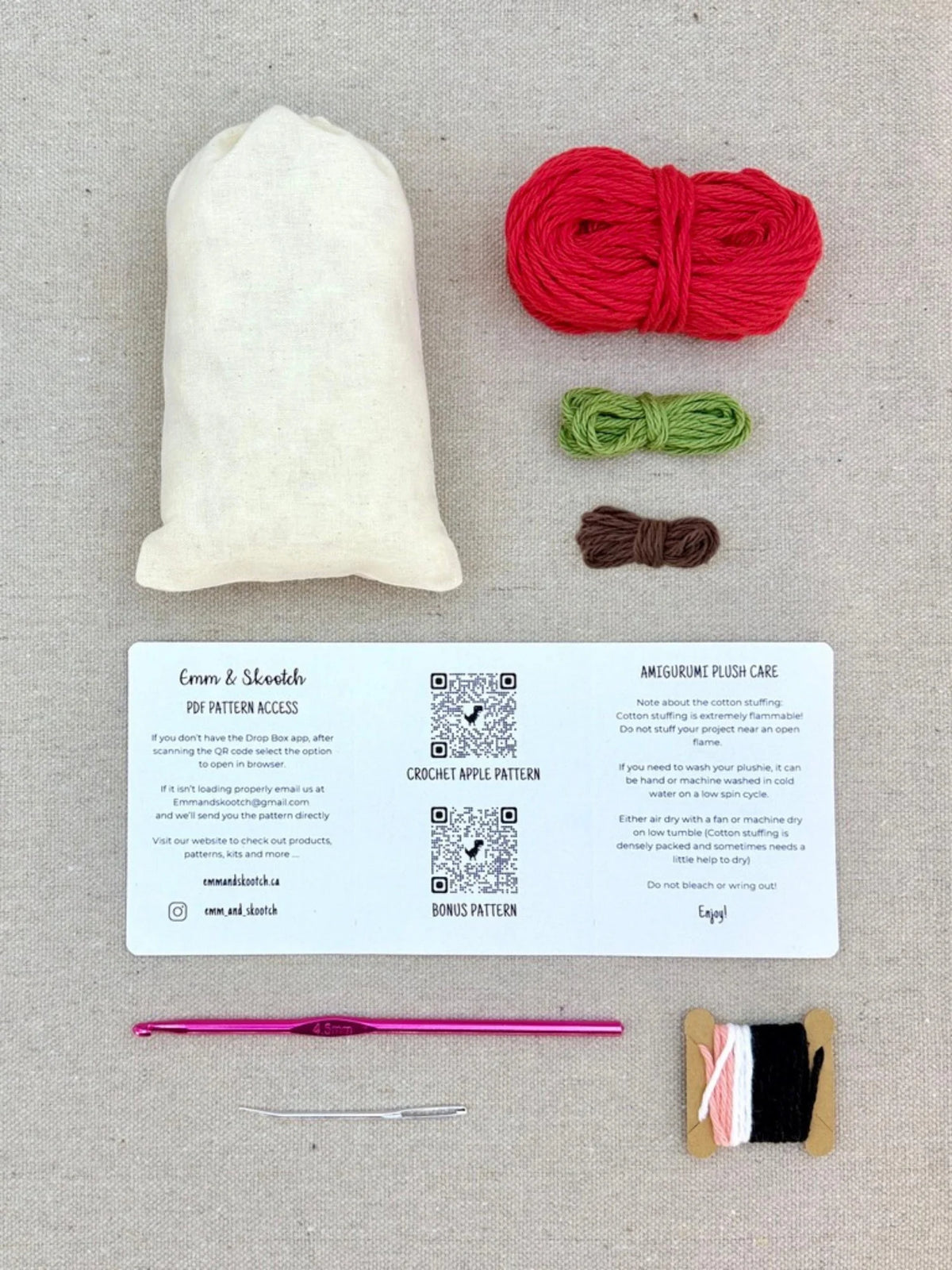Emm and Skootch DIY Eco Friendly Crochet Kits