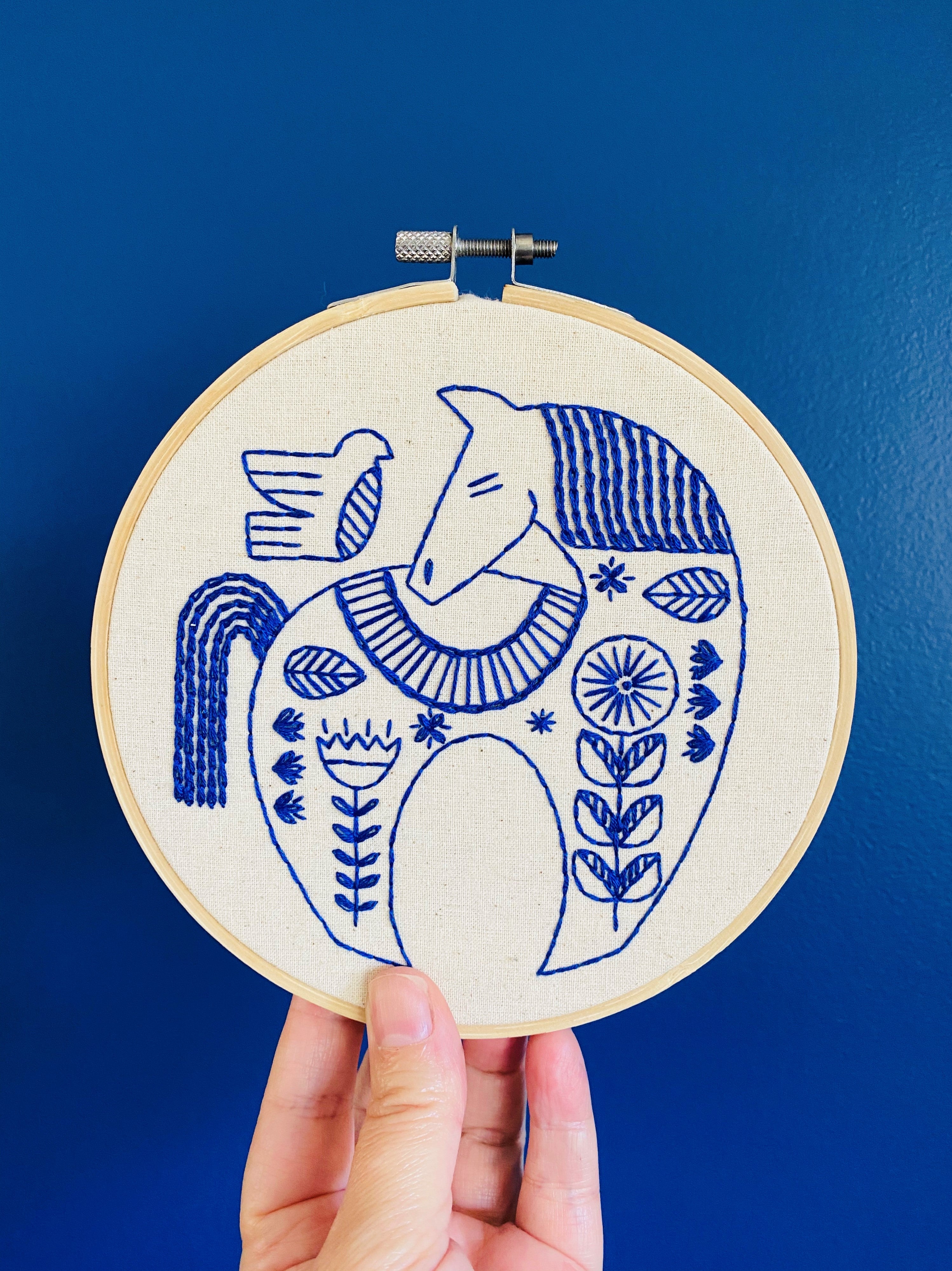 Hygge Horse Complete Embroidery Kit