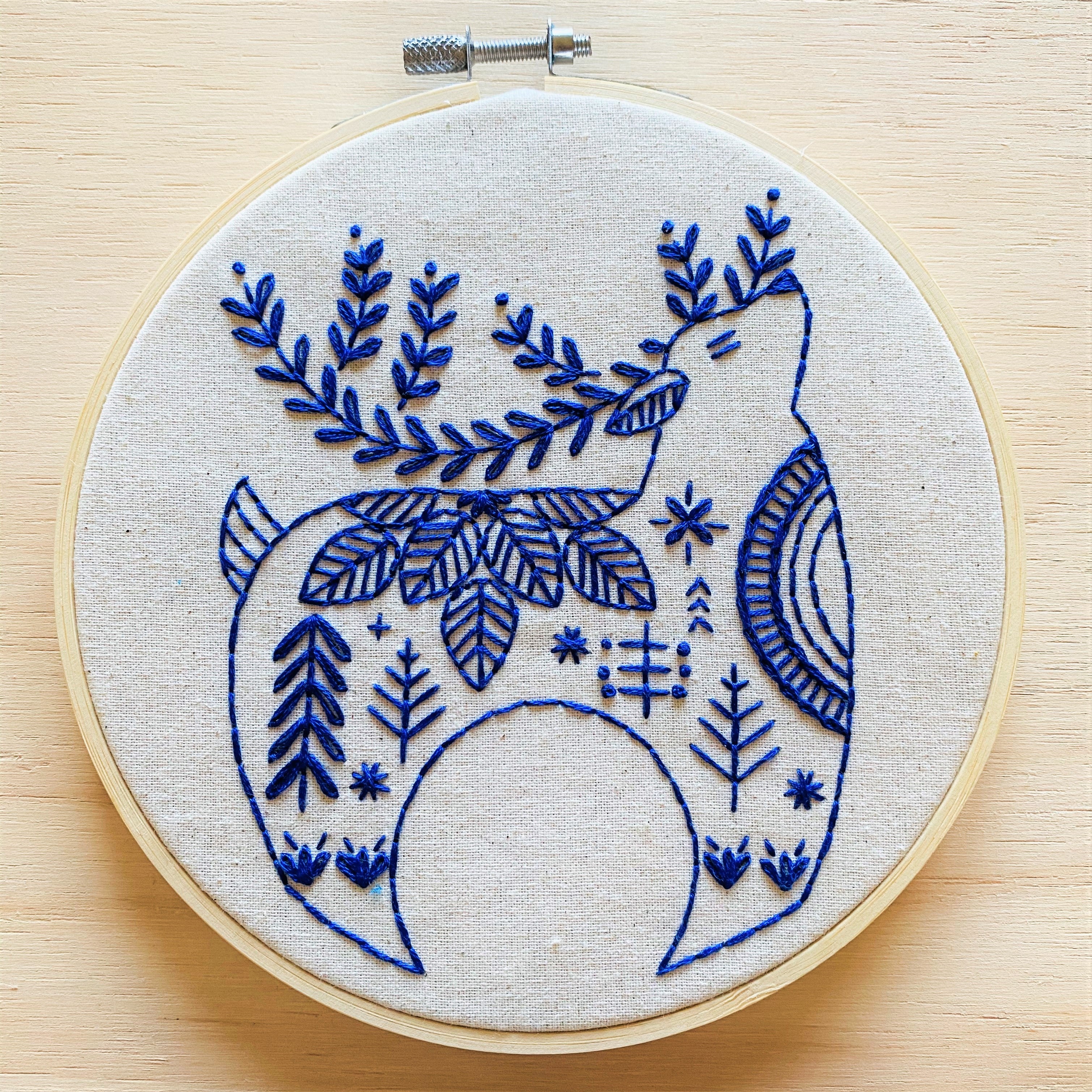 Hygge Reindeer Complete Embroidery Kit
