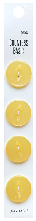 Countess Slimline Buttons - 3/4" 4pc