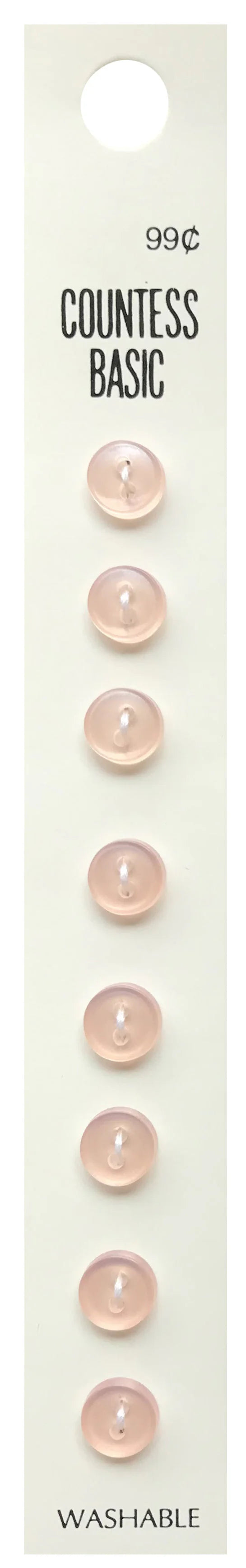 Countess Slimline Buttons - 5/16" 8pc