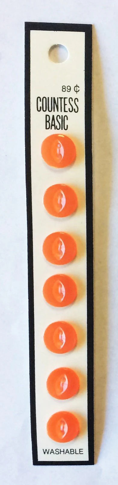 Countess Slimline Buttons - 7/16" 8pc