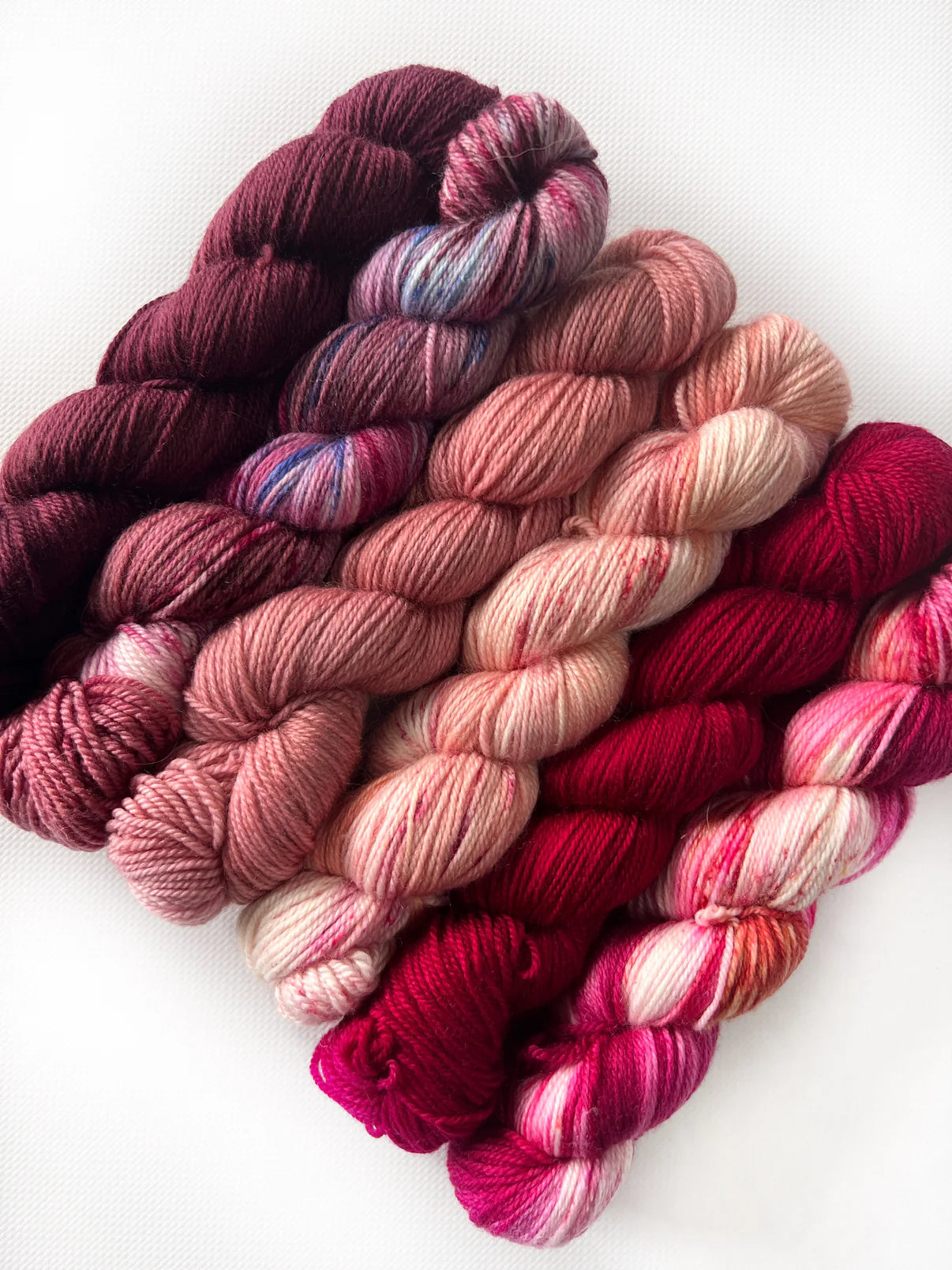 The Peony Collection - 'Ruffled Sunset' Mini Skeins Set