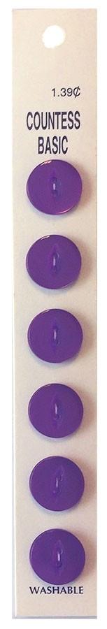Countess Slimline Buttons - 11/20" 6pc