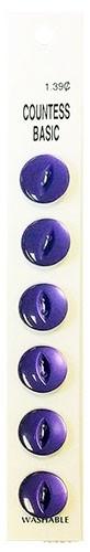 Countess Slimline Buttons - 11/20" 6pc