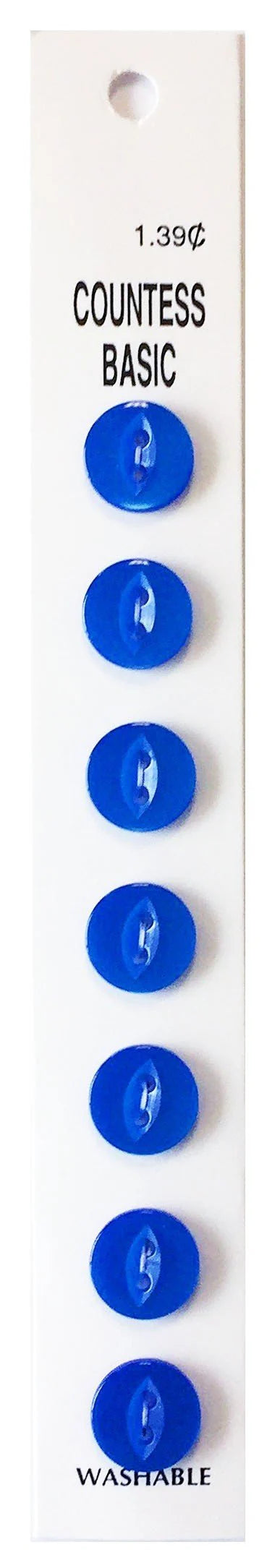 Countess Slimline Buttons - 7/16" 8pc