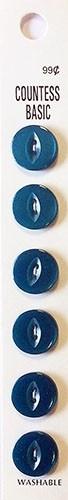 Countess Slimline Buttons - 11/20" 6pc