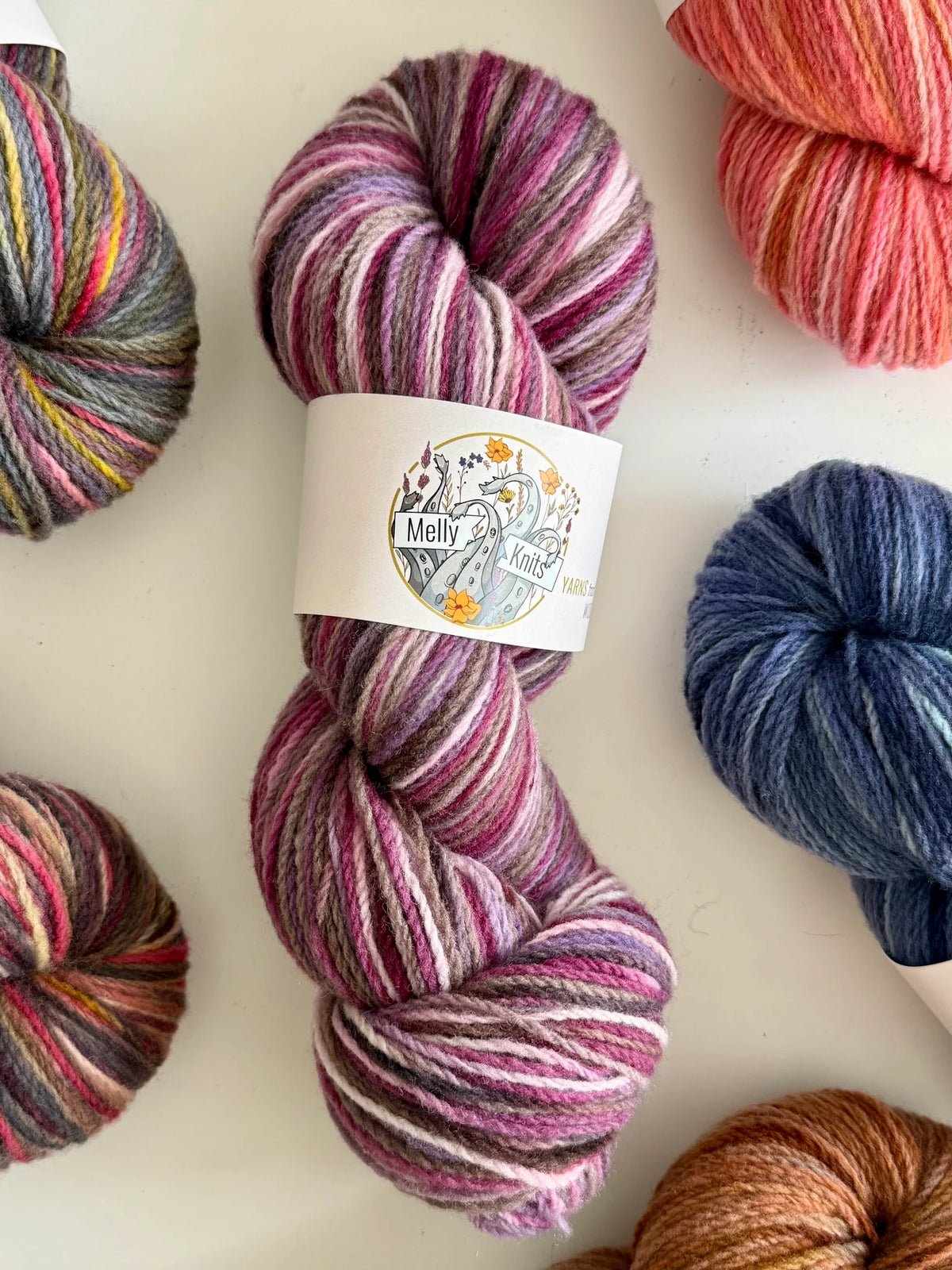 Melly Knits: Yarns From the Wool Room - Remedy 2-ply - Dyed by The Hazel Witch (Limited)