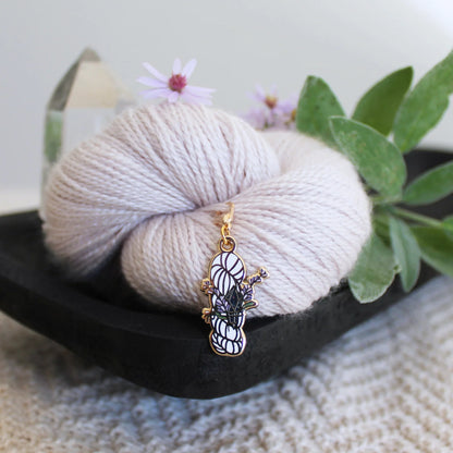 Twill + Print Witchy Crystal Progress Marker / Stitch Keeper