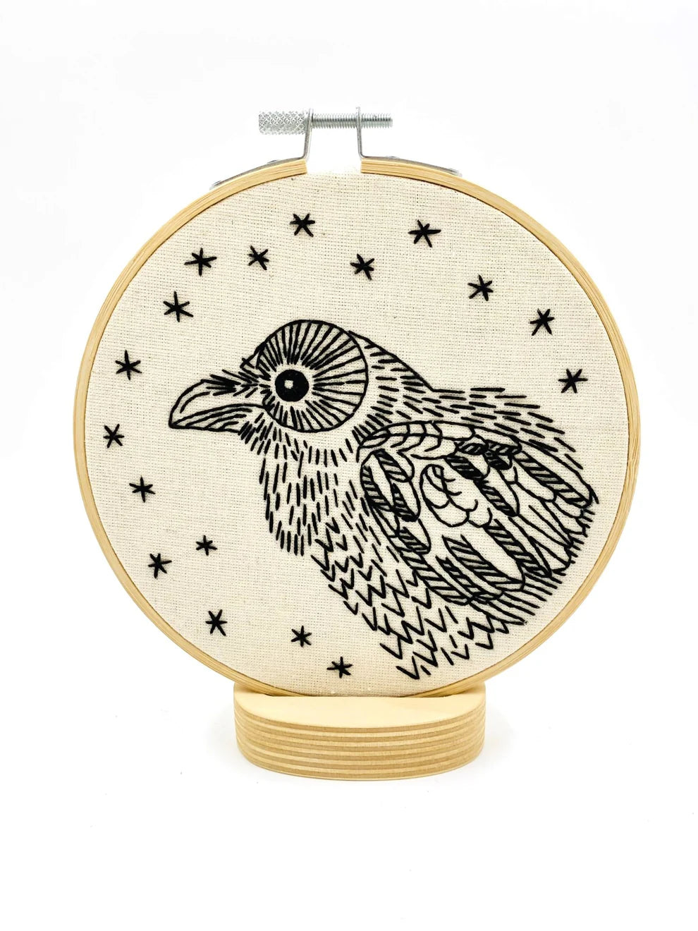 Raven Complete Embroidery Kit