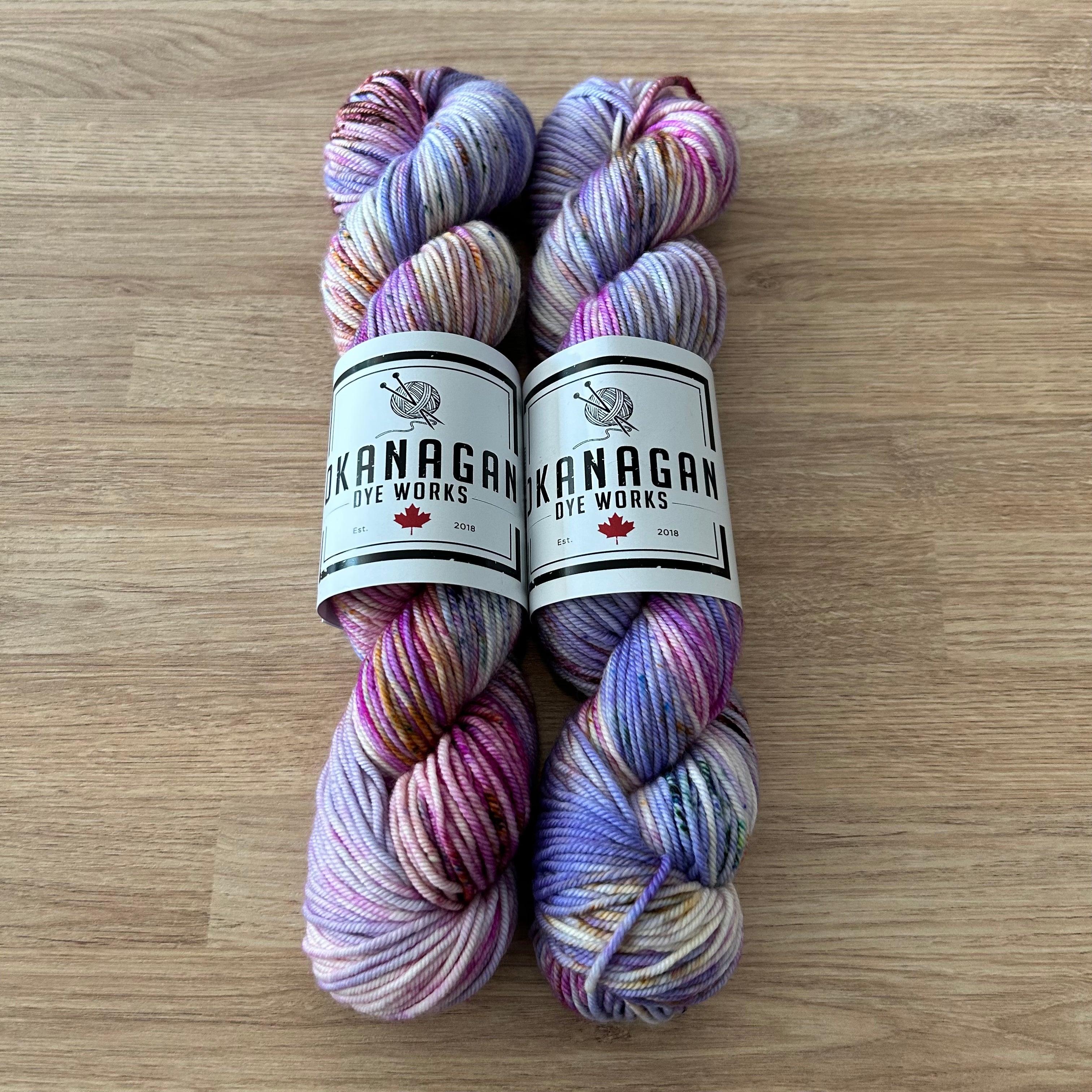 Worsted Weight - 100% SW 17 Micron Merino - Okanagan Dyeworks