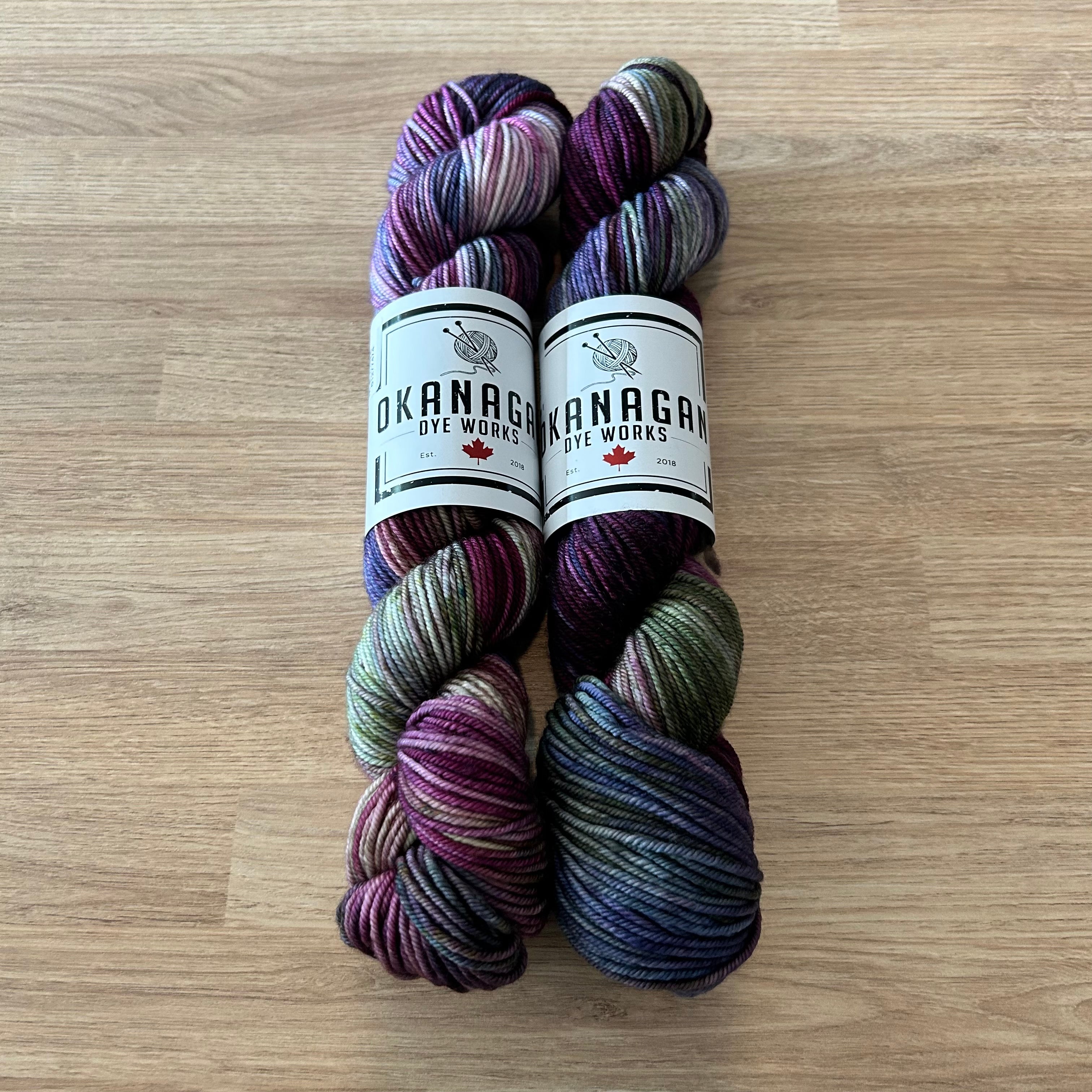 Worsted Weight - 100% SW 17 Micron Merino - Okanagan Dyeworks