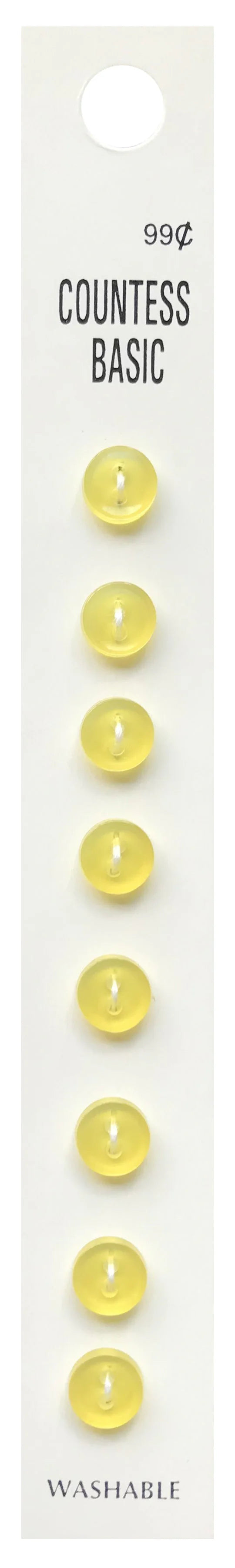Countess Slimline Buttons - 5/16" 8pc